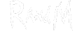 RandM brand logo with a stylized dripping white font on a black background.