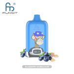 Blueberry bubblegum flavored vape featuring a playful monkey design with blueberries and bubblegum, delivering a sweet and fruity vaping experience.
