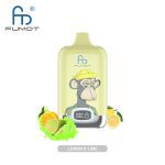 Lemon & Lime flavored vape featuring a fun monkey design, with fresh lemon and lime slices and a splash of citrus juice.