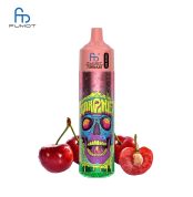 RandM Tornado 30K pink disposable vape with colorful skull design and fresh cherries