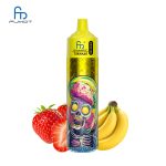 RandM Tornado 30K vape with purple body and neon skull design, surrounded by colorful sour candy pieces