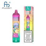 RandM Tornado 15000 vape featuring a spiky-haired cartoon ape with a headband on a pink-yellow-green gradient background